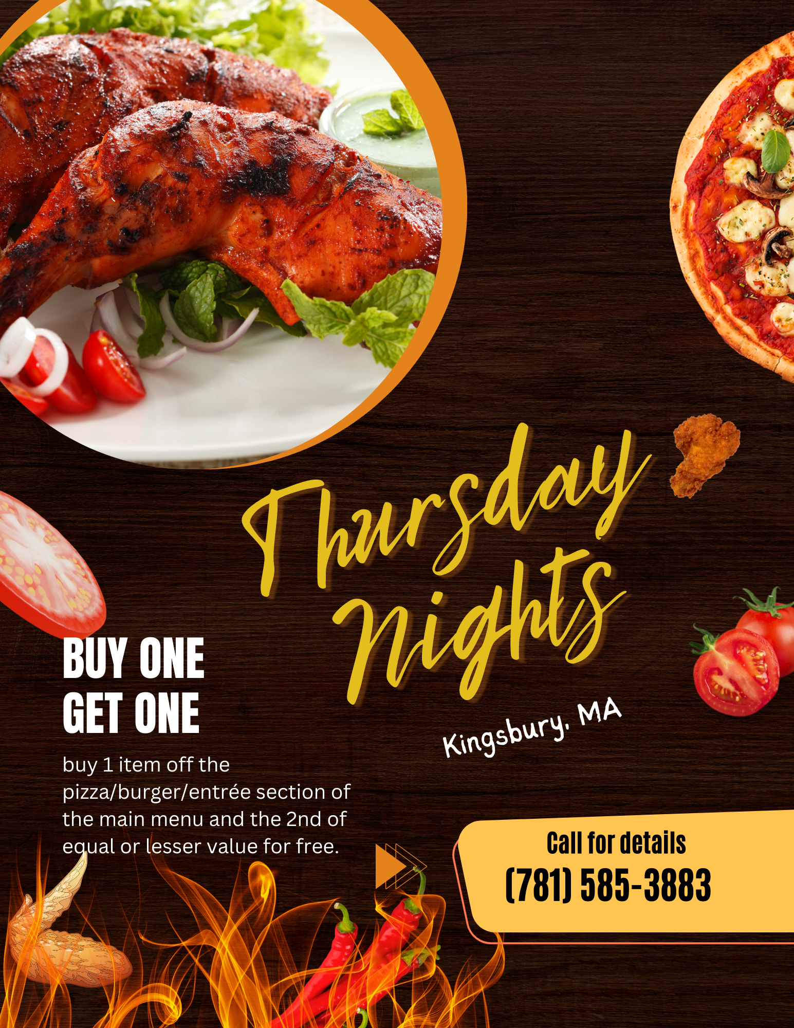 Buy One Get One Appetizer Promotion