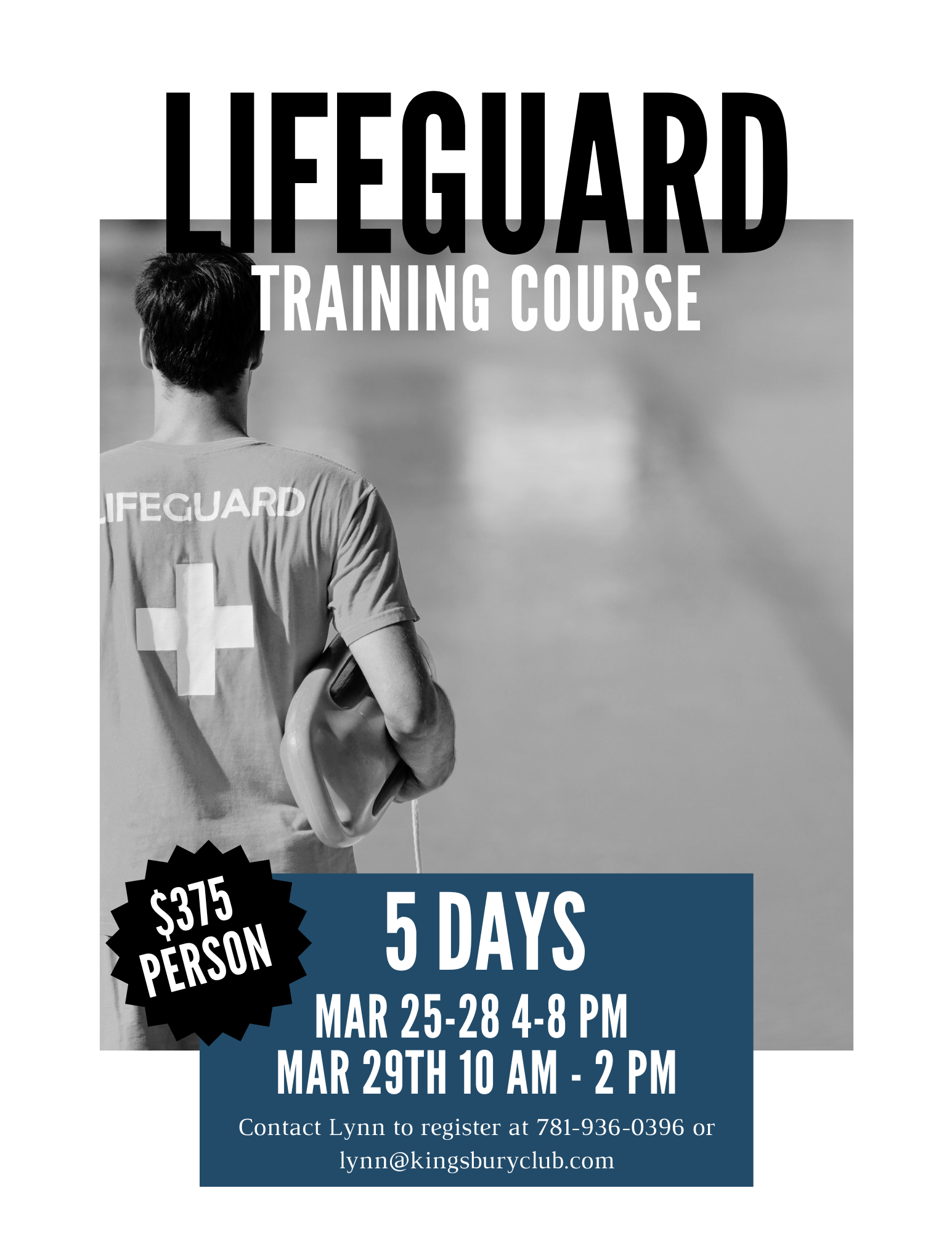 March Lifeguard Certification
