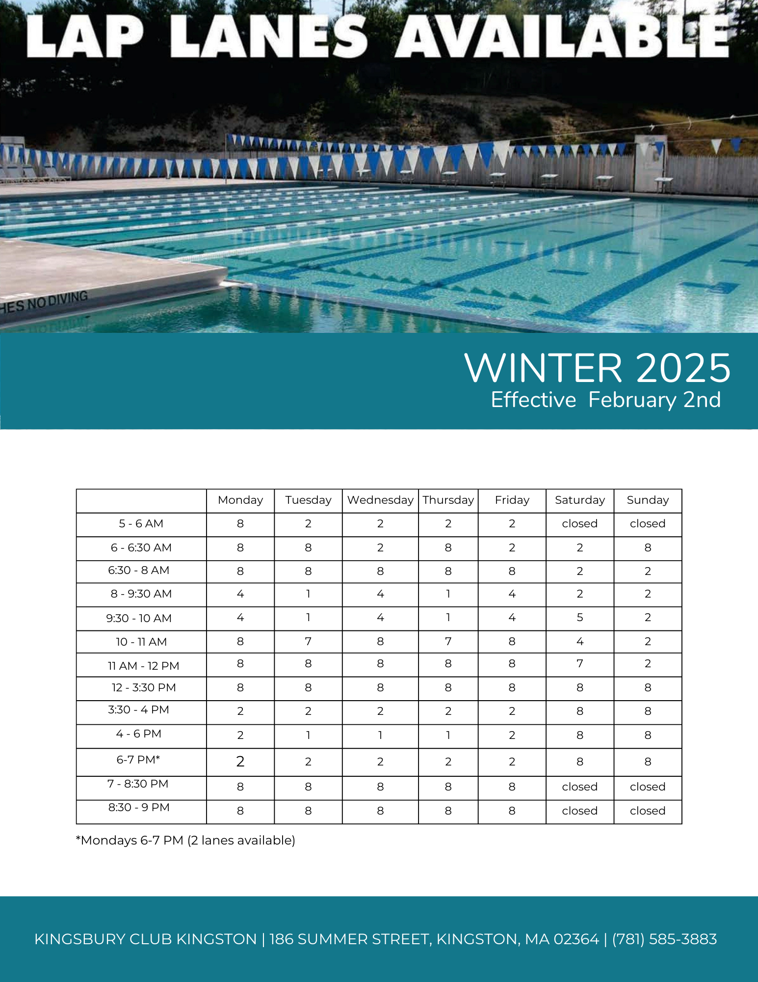 Winter Swim Lane